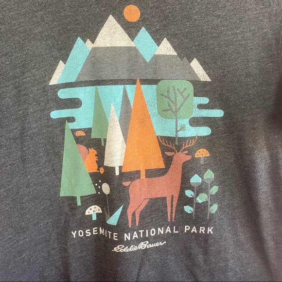 Eddie Bauer Yosemite National Park T-Shirt, Small - Picture 4 of 5